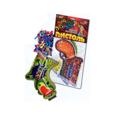 Пистоль Надувная хлопушка купить в Десногорске | desnogorsk.salutsklad.ru