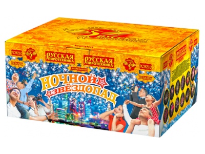 Ночной звездопад Комбинированный Фейерверк купить в Десногорске | desnogorsk.salutsklad.ru