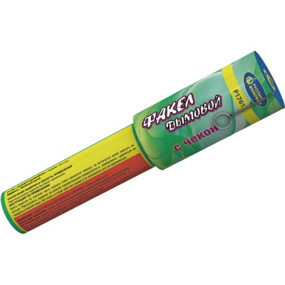 Дымовой (с чекой) зеленый Фальшфейер купить в Десногорске | desnogorsk.salutsklad.ru
